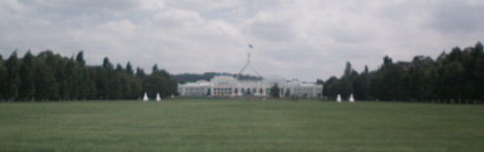 Canberra.  It's got two Parliament buildings.  And it's not boring at all.