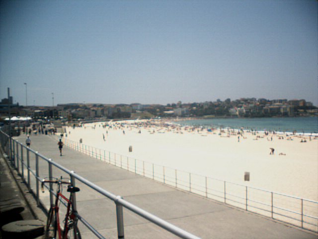 Bondi beach. Famous for being full of people.