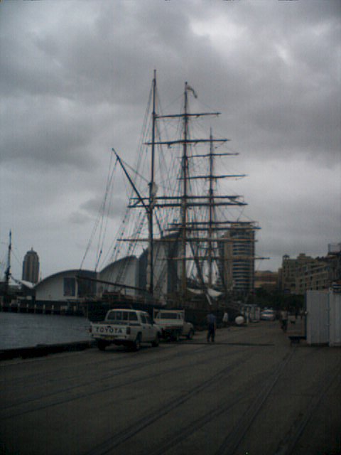 The James Craig in Darling Harbour.  Hey, a picture of Sydney that doesn't have a bridge or an opera house in it....