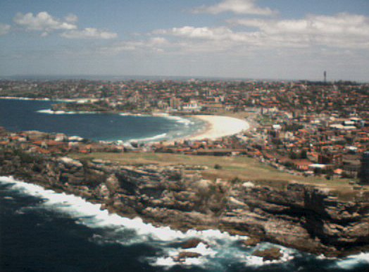 Bondi from 500 feet up.  Best place to enjoy it, frankly.