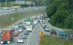 The good people of Seattle departing north for the long Memorial Day weekend