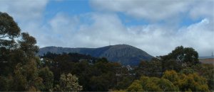 Mt Wellington from the bottom