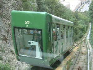 We got to use a rack railway and a funicular to get to the top.